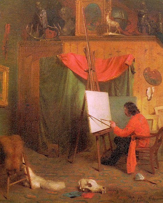 Beard, William Holbrook Self-Portrait in the Studio China oil painting art